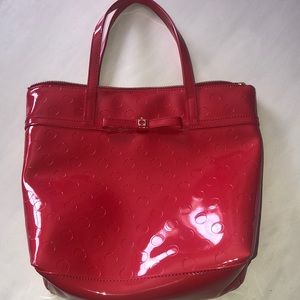 red Kate Spade handbag